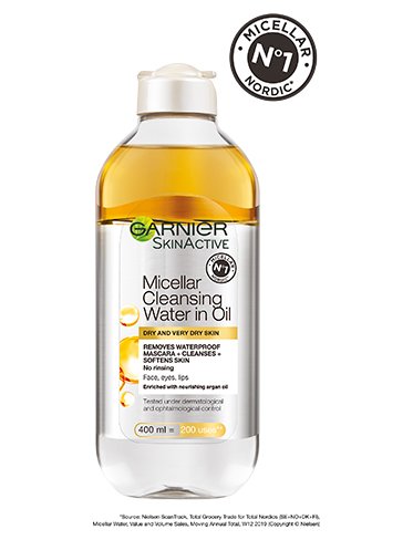 Micellar Rensevann for Tørr og veldig Tørr Hud