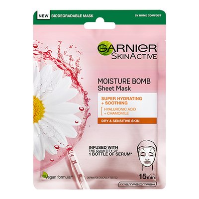 Moisture Bomb Sheet Mask for tørr og sensitiv hud