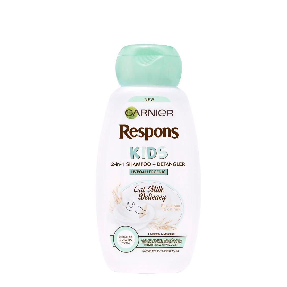 3600542371759 Garnier Respons Kids 2in1 Hypoallergenic Oat Milk Delicacy Shampoo 250ml front