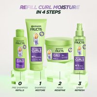 Method for curls refill curl moisture in 4 steps